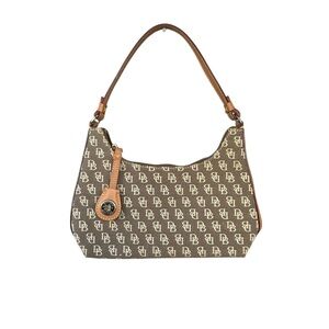 Dooney and Bourke Vintage Mini Short Shoulder Bag - Tan - Y2K